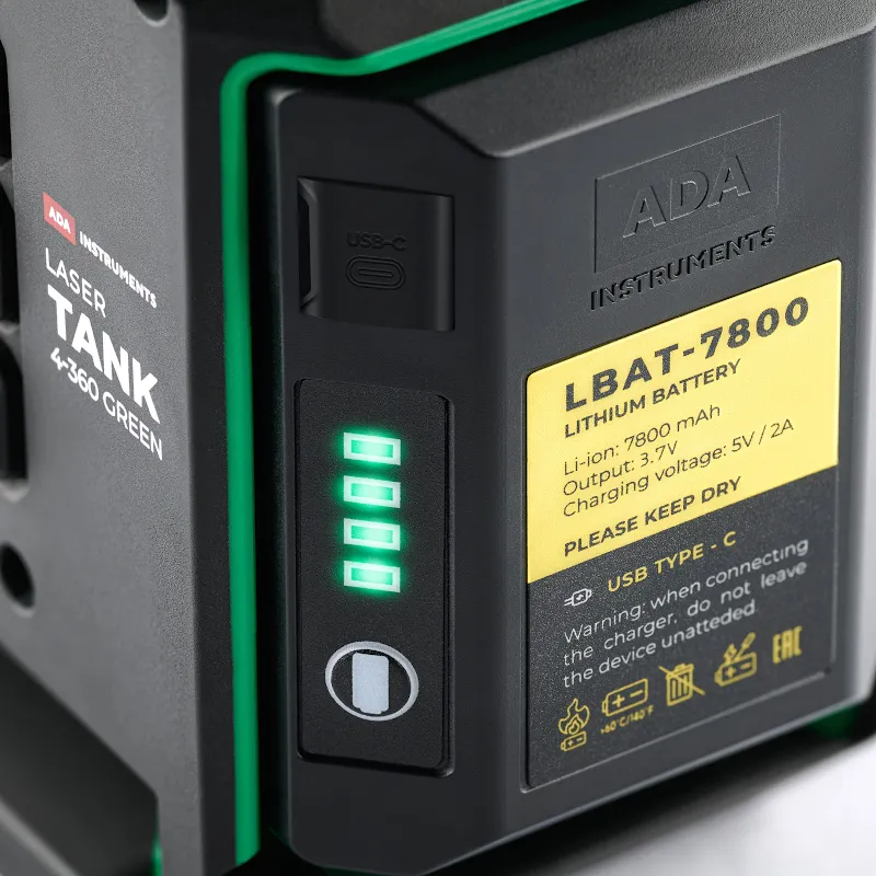 ADA LaserTANK 4-360 GREEN Ultimate Edition лазерный уровень A00632К с калибровкой